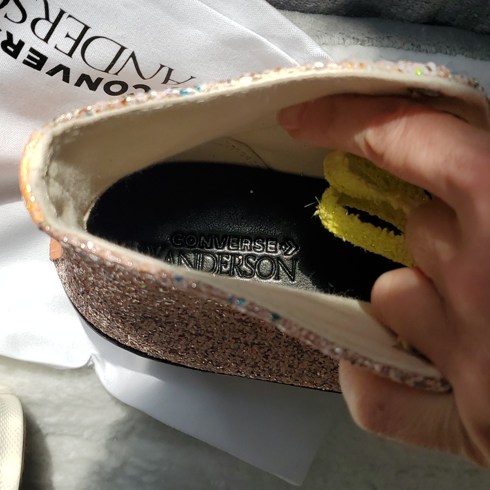 Converse x JW Anderson Sneakers Pink / Orange Sparkle - Picture 9 of 17